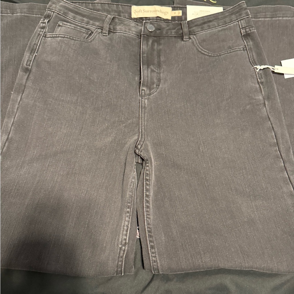 Soft Surroundings Wide Leg Jeans